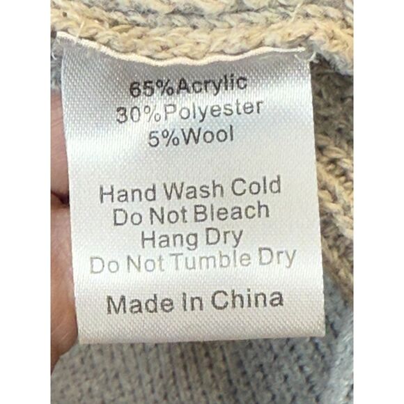 Mod Ref Women's TR2109-A Size M Gray The Irina Open Front Cardigan - Picture 4 of 7